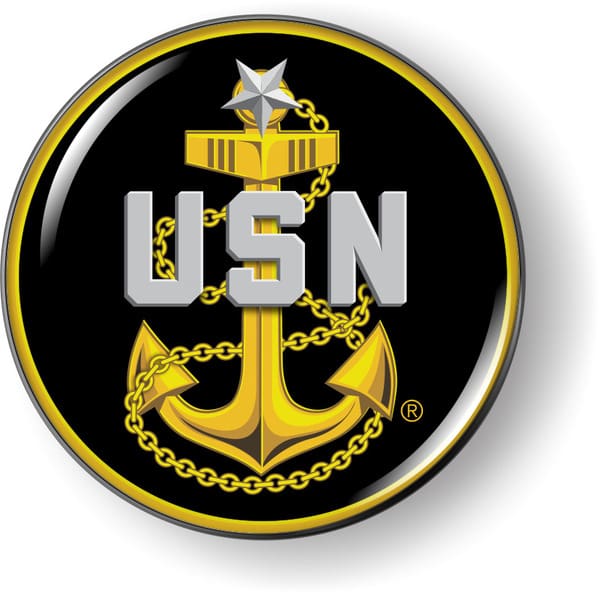 U.S. Navy Fouled Anchor - Senior Chief Petty Officer Emblem